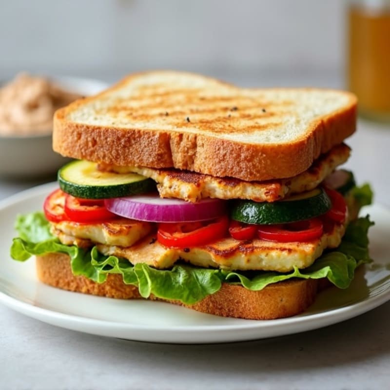 Hearty Grilled Vegetable Sandwich