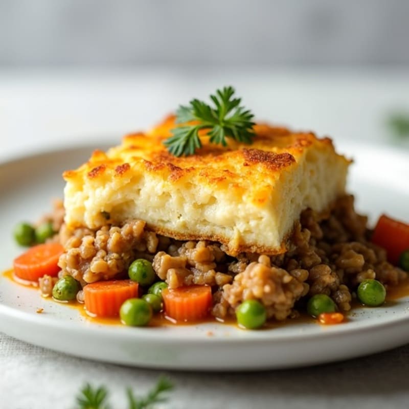 Cauliflower-Topped Turkey Shepherd's Pie