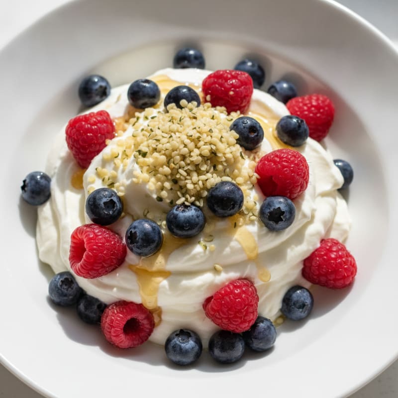Creamy Greek Yogurt Protein Parfait with Mixed Berries