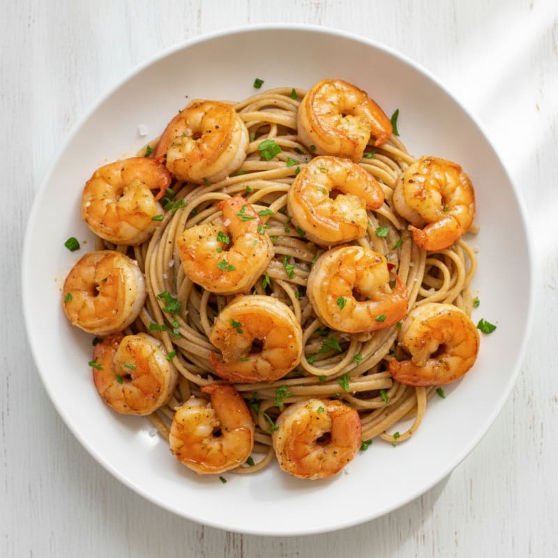 Garlic Shrimp Scampi with Linguine