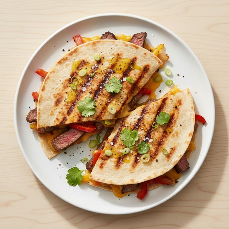Smoky Grilled Steak Quesadillas