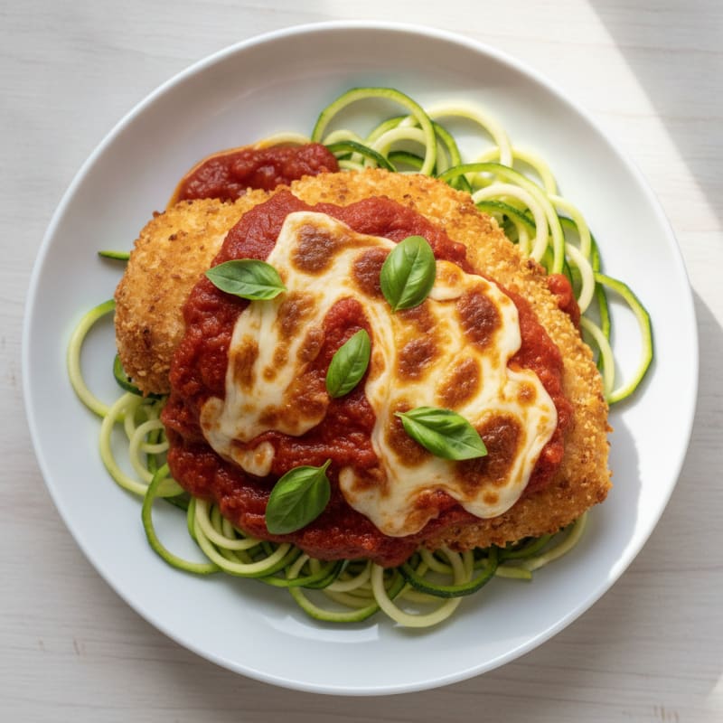 Crispy Chicken Parmesan with Marinara Sauce