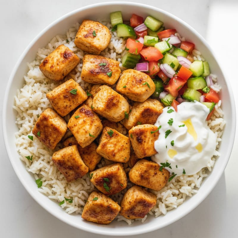 Chicken Shawarma Rice Bowl