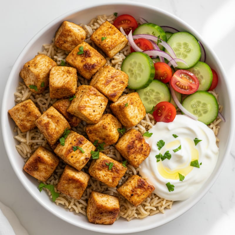 Chicken Shawarma Rice Bowl