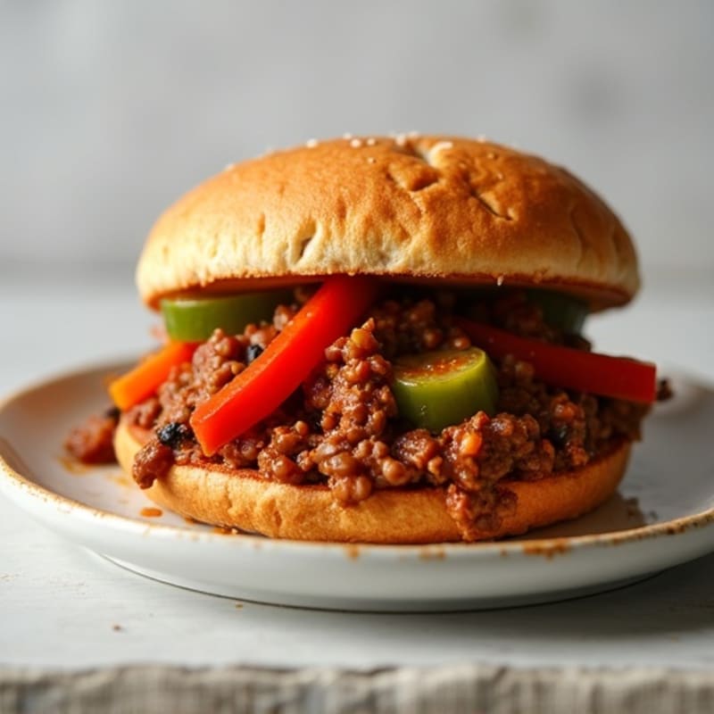 Healthy Skillet Lean Ground Beef Sloppy Joes