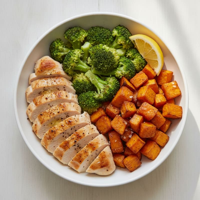 Chicken and Sweet Potato Power Bowl