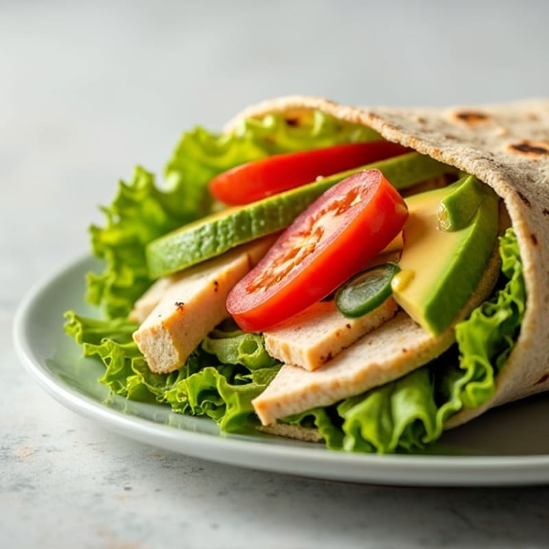 Fresh Turkey Avocado Wrap