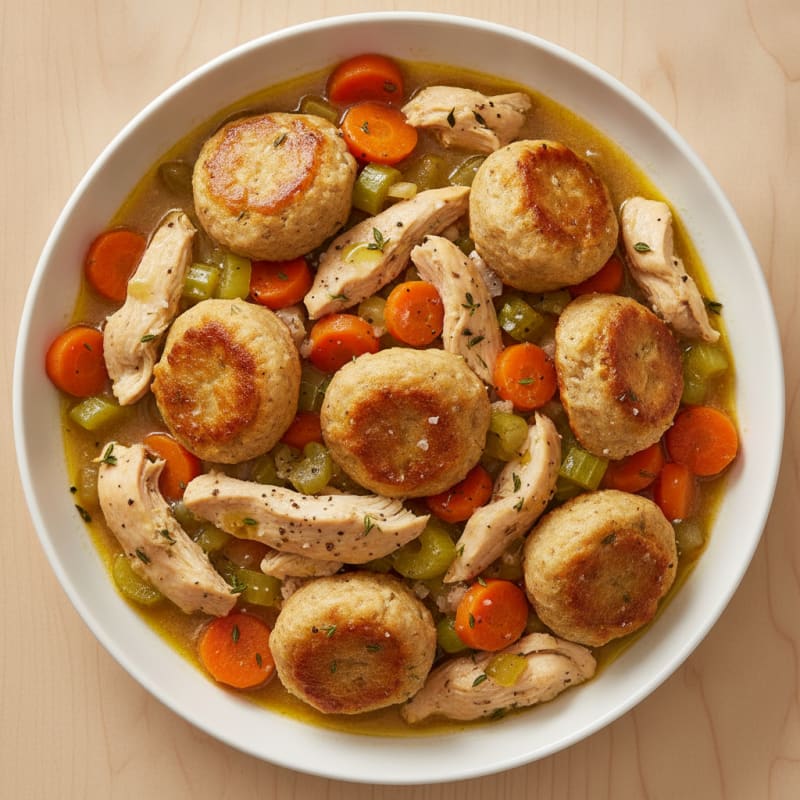 Homestyle Chicken and Herb Dumplings