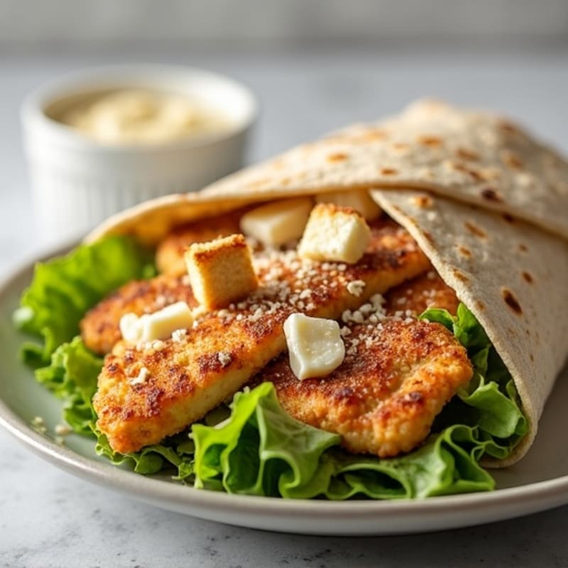 Crispy Chicken Caesar Wrap