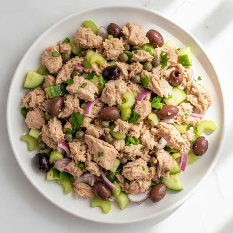 Mediterranean Tuna Salad with Capers