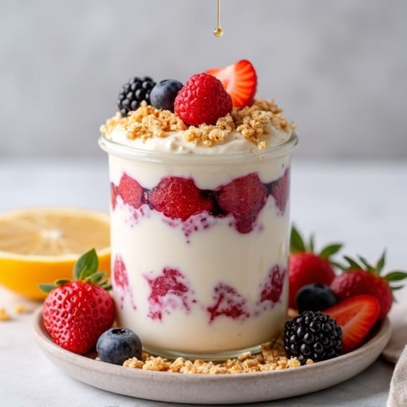 Cottage Cheese and Berry Protein Parfait