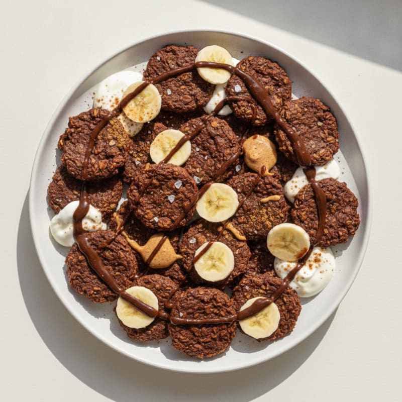 Chocolate Protein Banana Oatmeal Bites