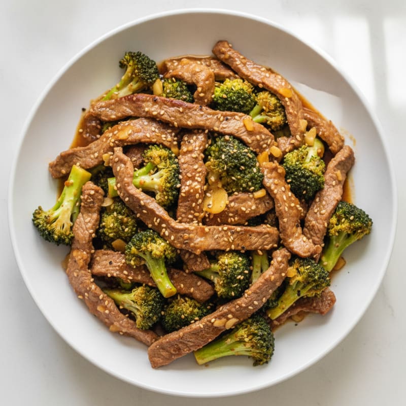Sesame Beef and Broccoli Stir-Fry