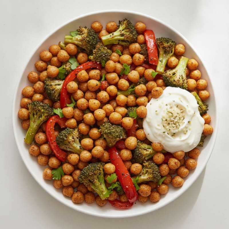 Sheet Pan Roasted Vegetables with Chickpeas