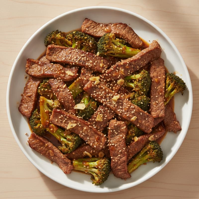 Sesame Beef & Broccoli Stir-Fry