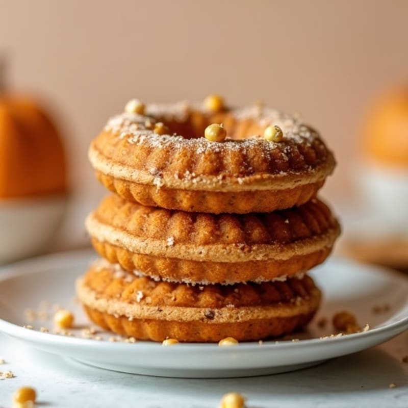 Protein-Packed Baked Pumpkin Spice Donuts