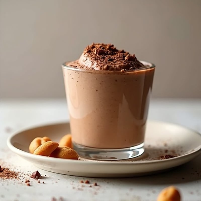 Creamy Peanut Butter Chocolate Protein Pudding