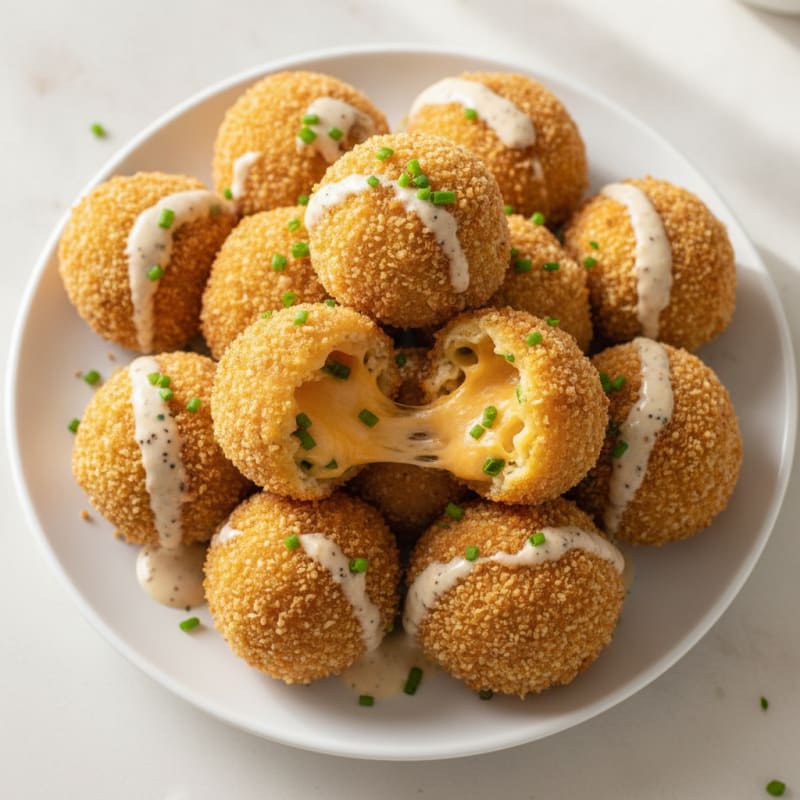 Deep-Fried Mac & Cheese Balls
