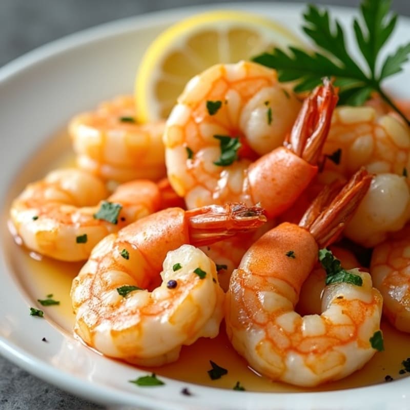 Garlic Butter Pan-Seared Shrimp