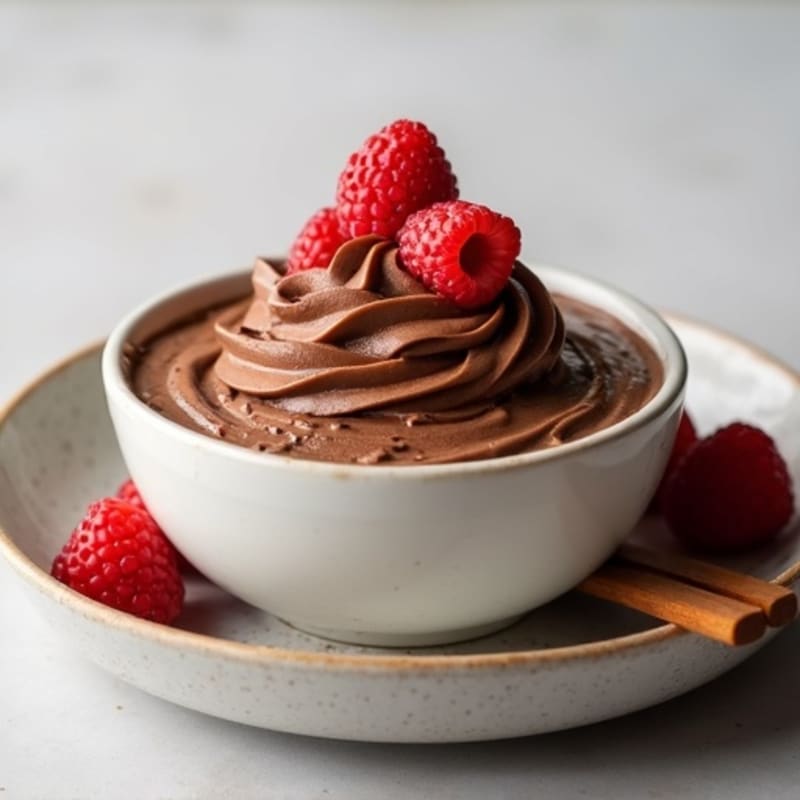 Silky Chocolate Protein Pudding with Greek Yogurt