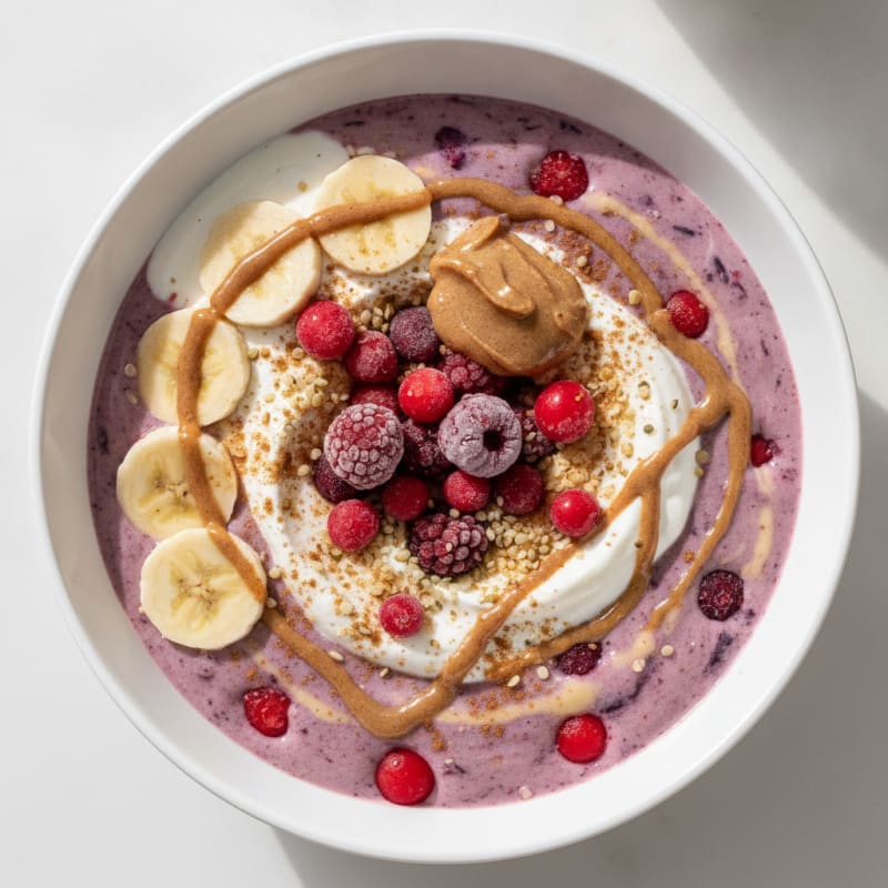Berry Banana Breakfast Smoothie