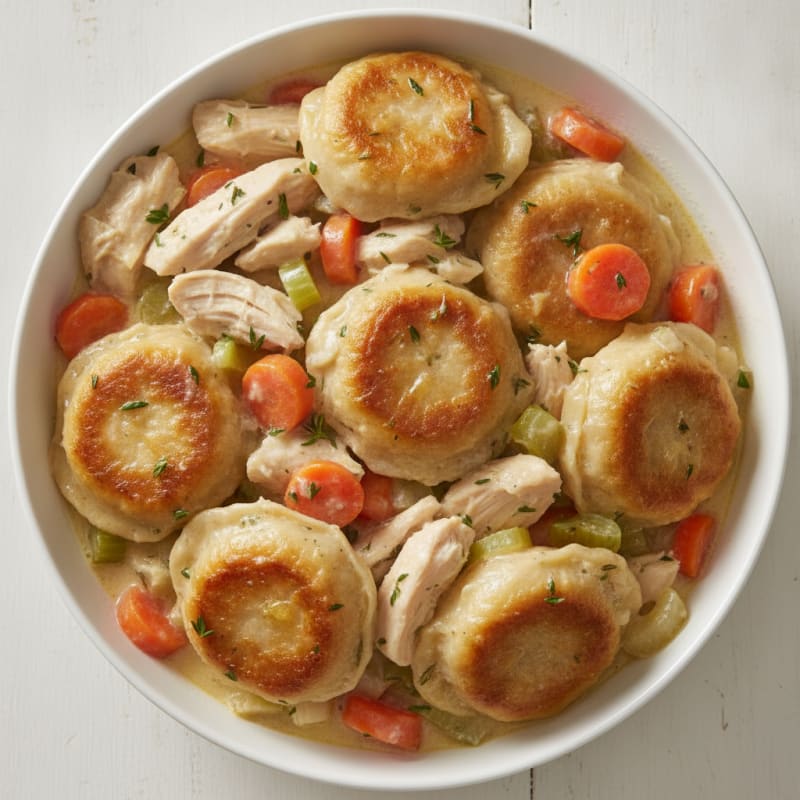 Homestyle Chicken and Herb Dumplings