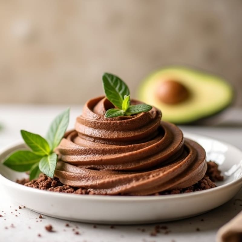 Silky Avocado Chocolate Mousse