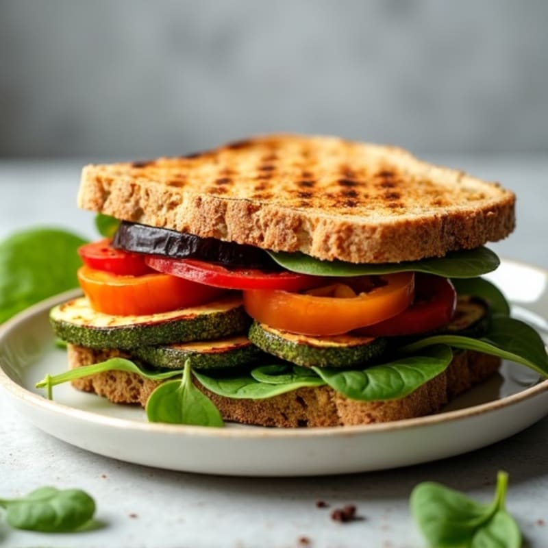 Fresh Grilled Veggie Sandwich