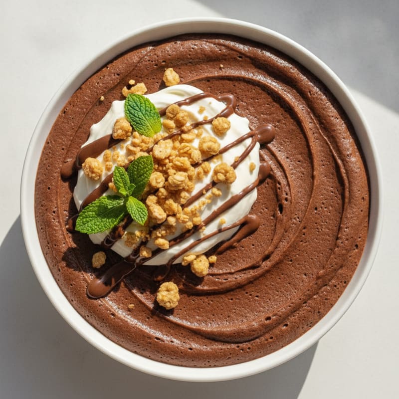 Silky Chocolate Protein Pudding