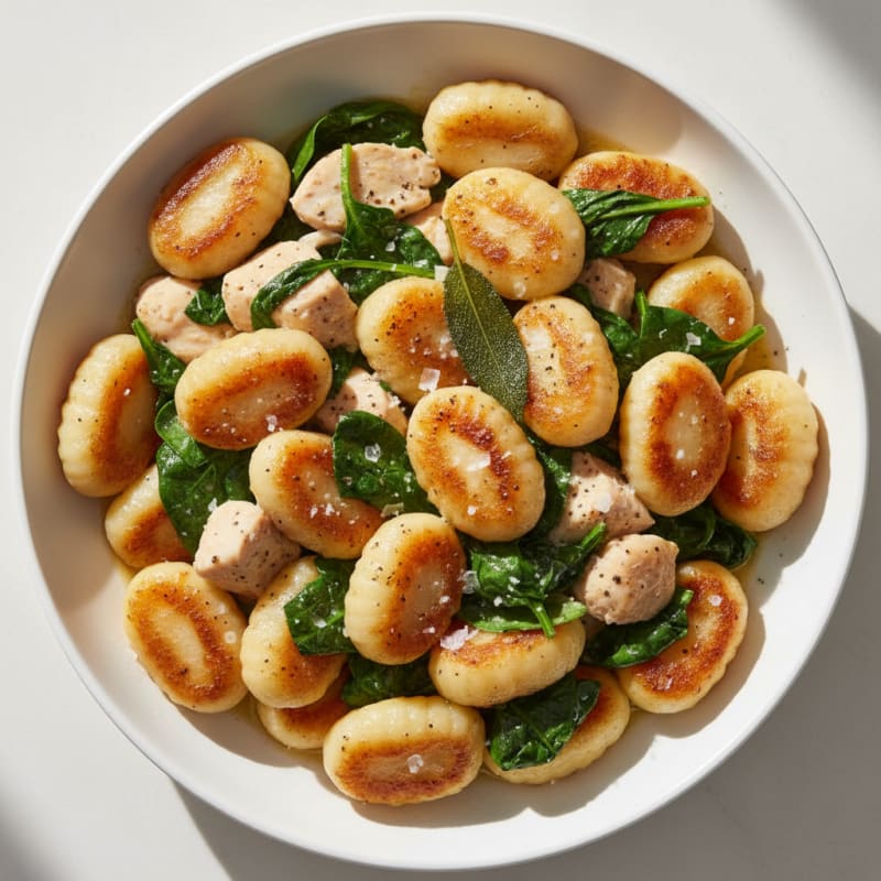 Ricotta Gnocchi with Sage Butter Sauce