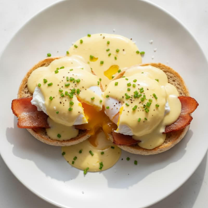 Classic Eggs Benedict with Hollandaise