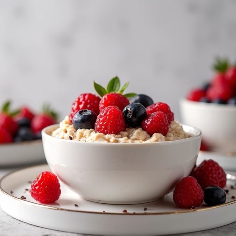 Protein-Packed Vanilla Berry Overnight Oats