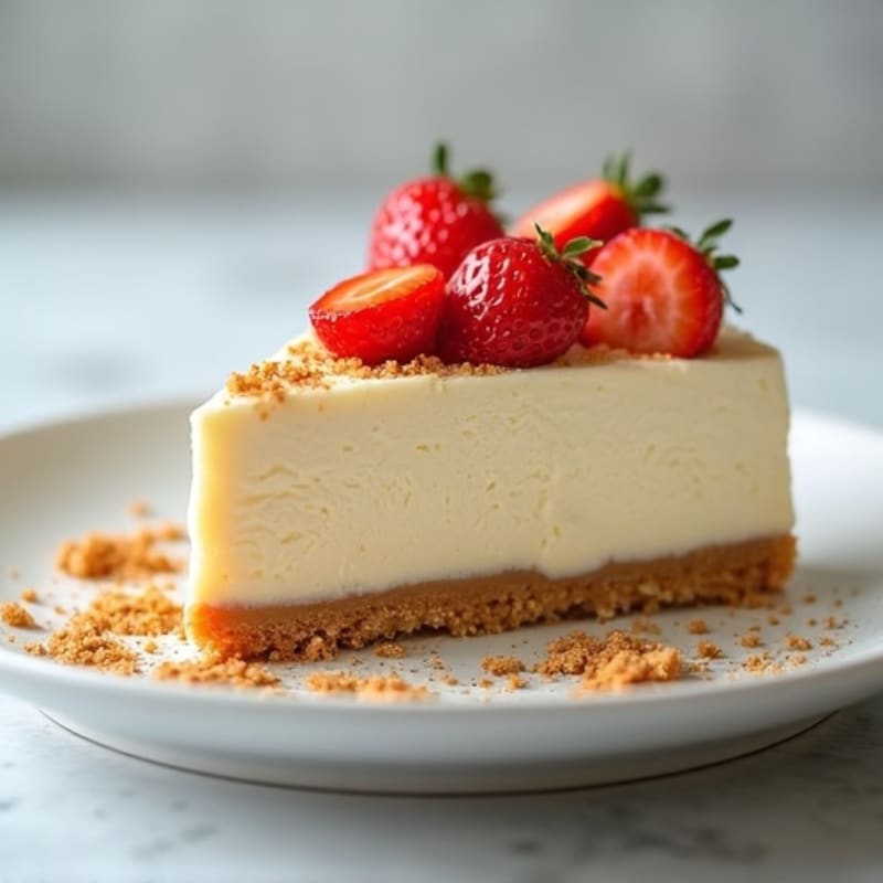 Protein Cheesecake with Greek Yogurt and Whey
