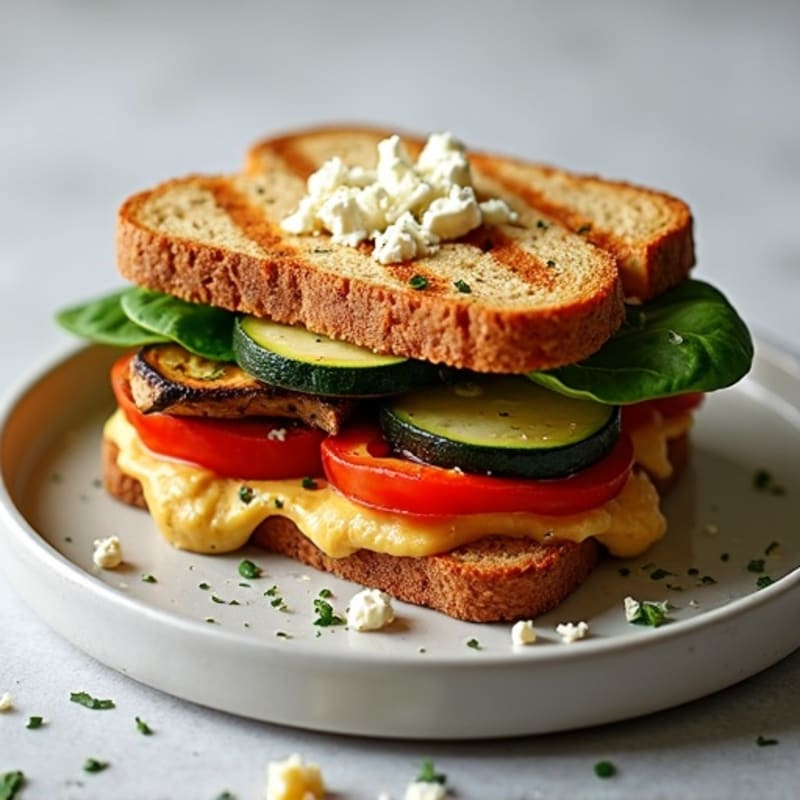 Hearty Grilled Vegetable Sandwich