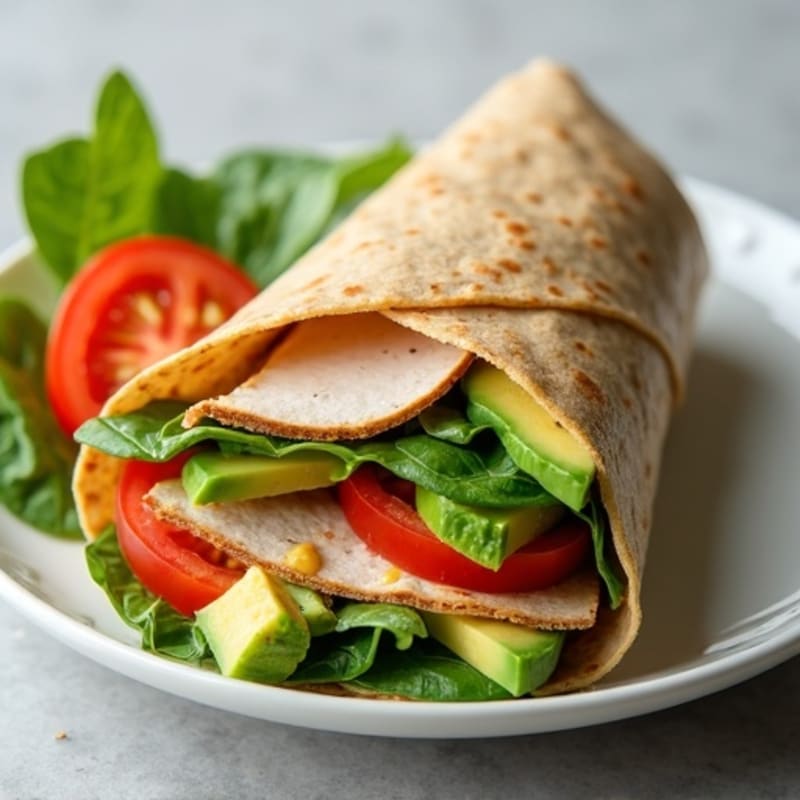 Fresh Turkey Avocado Wrap