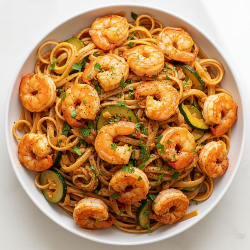Spicy Calabrian Chili Shrimp Scampi
