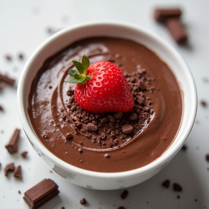 Velvety Dark Chocolate Protein Pudding
