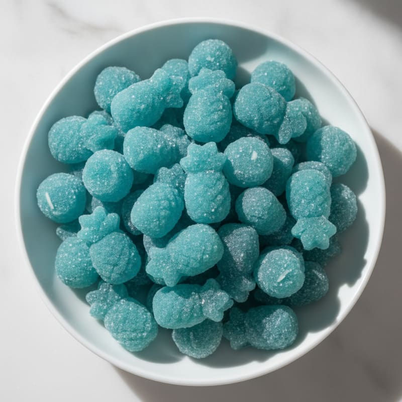 Blue Hawaiian Pineapple Coconut Gummies