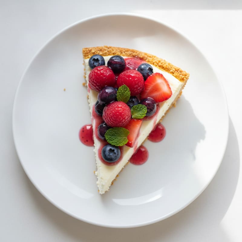 Creamy Greek Yogurt Protein Cheesecake