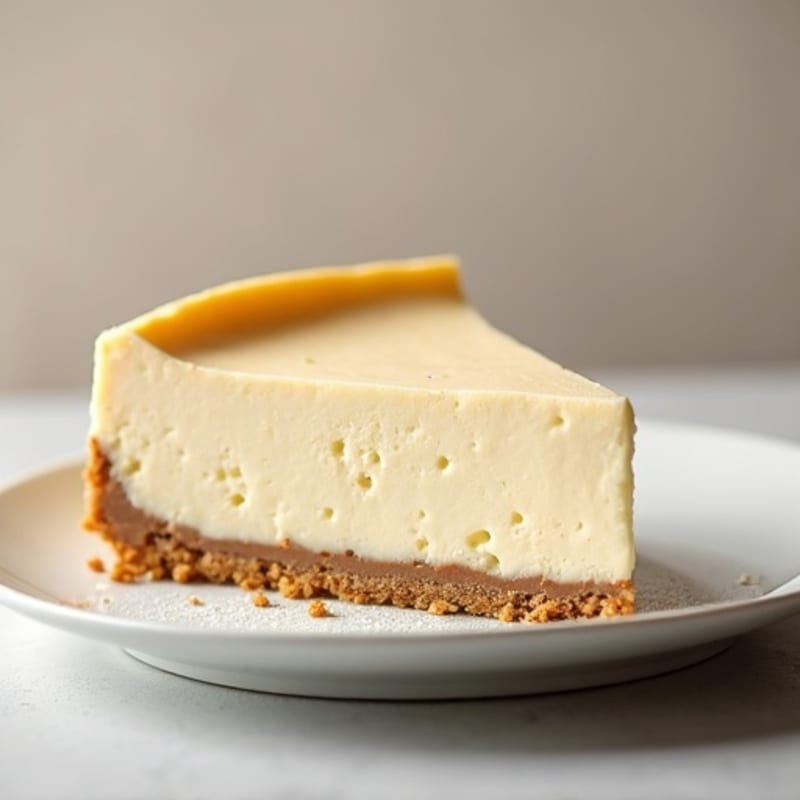 Silky Greek Yogurt Protein Cheesecake