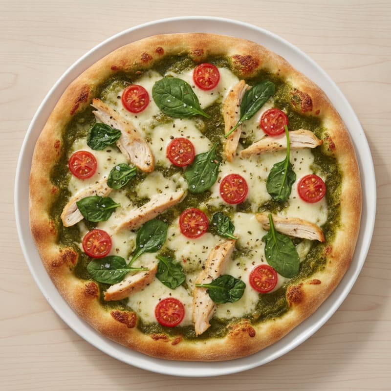 Chicken Pesto Pizza