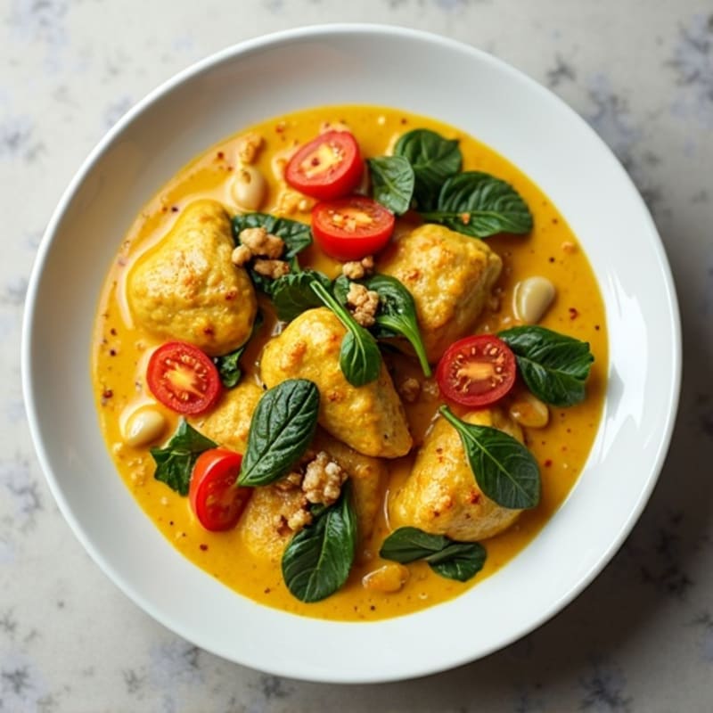Creamy Coconut-Turmeric Chicken Curry