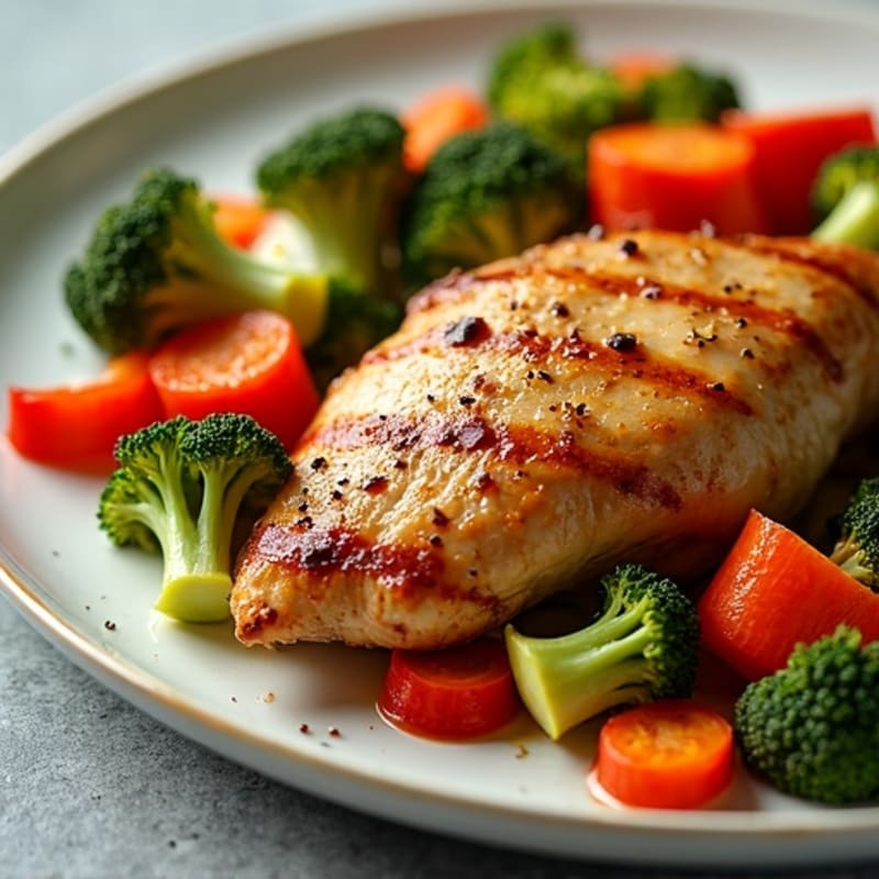 Sheet Pan Roasted Chicken and Crispy Vegetables