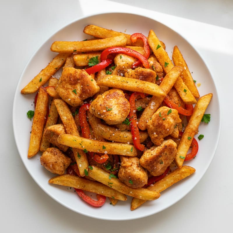 Crispy French Fry Snack Medley