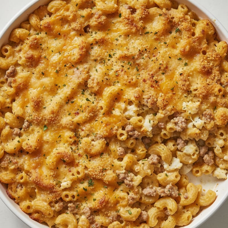 Baked Macaroni and Cheese Casserole