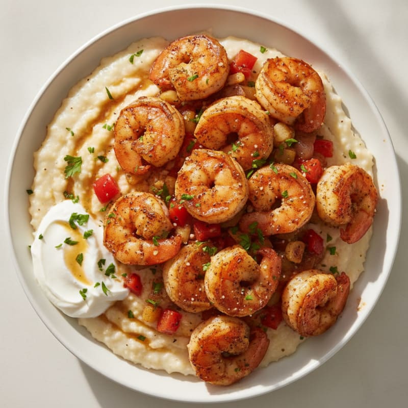 Cajun Shrimp and Grits