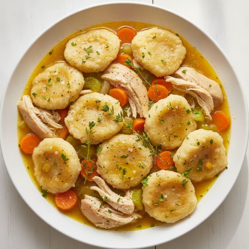 Homestyle Chicken and Herb Dumplings
