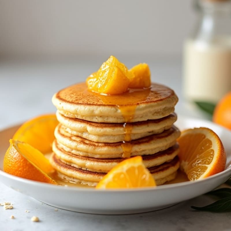 Fresh Citrus-Glazed Protein Pancakes