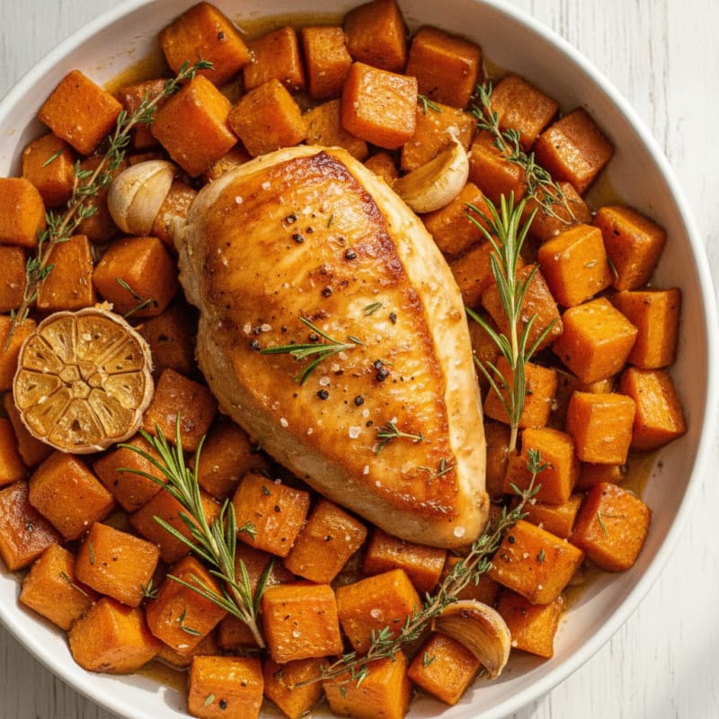 Herb-Roasted Chicken with Root Vegetables