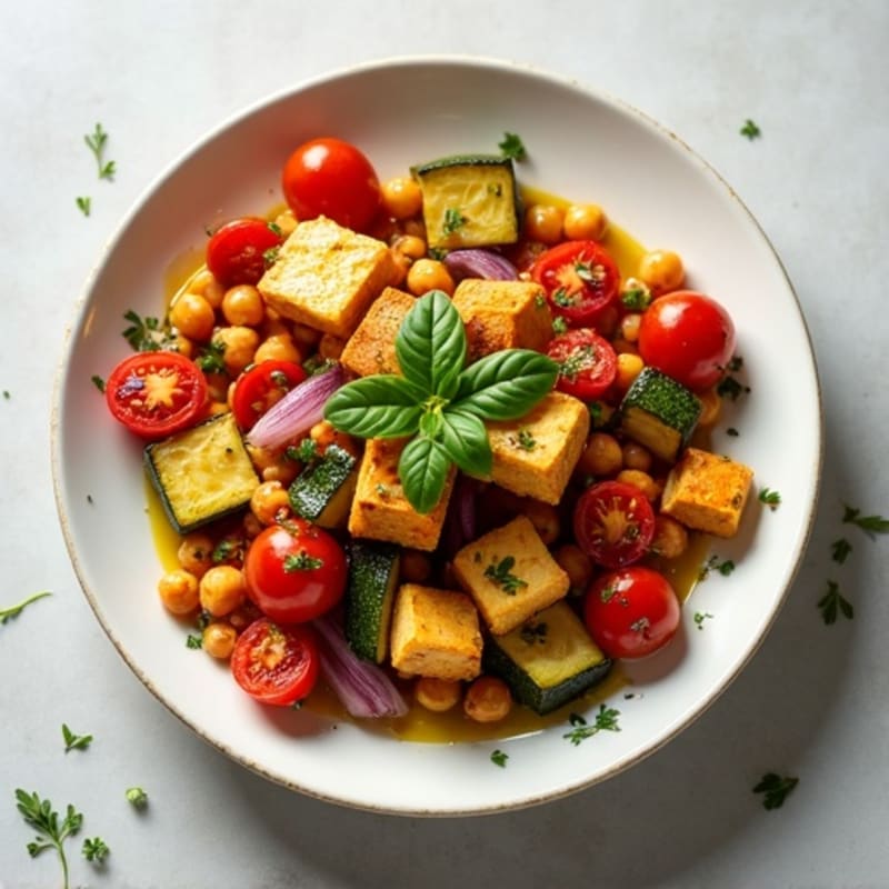 Tender Roasted Summer Vegetables with Fresh Herbs